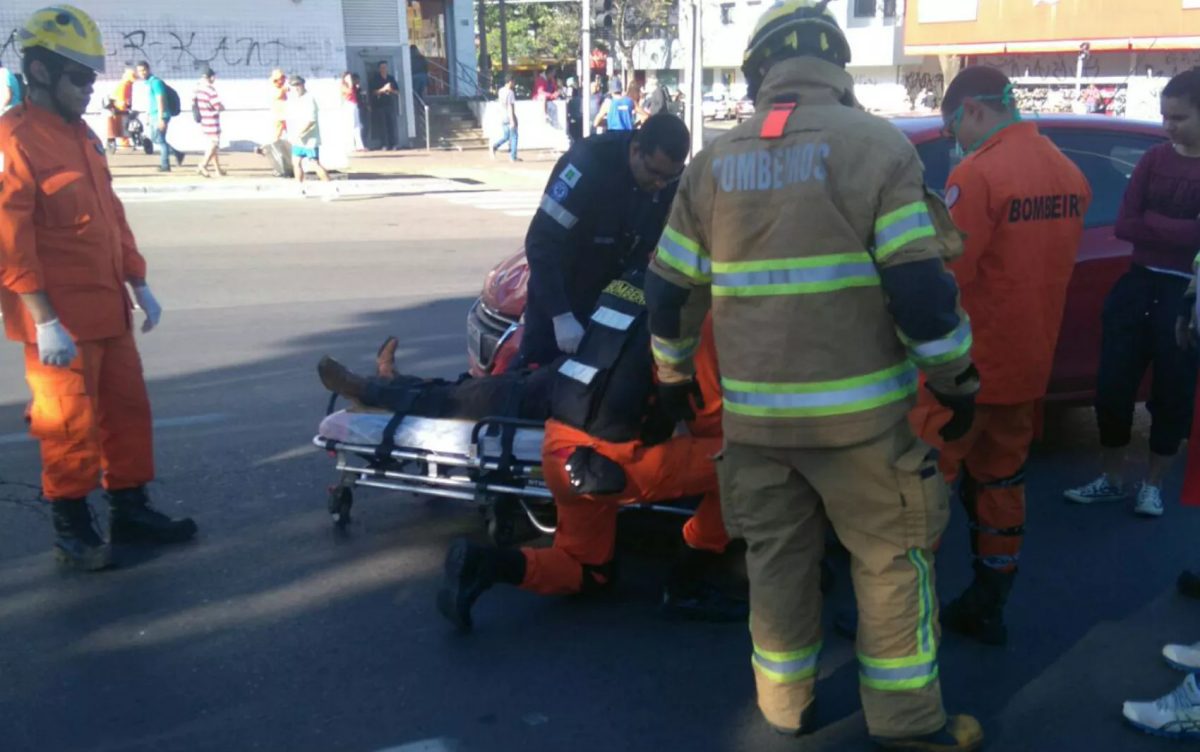 Dois idosos são atropelados em Taguatinga, no DF